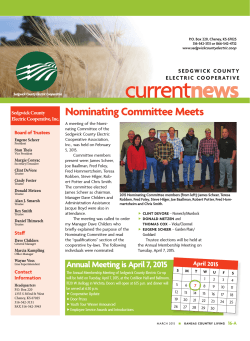 March 2015 - Sedgwick County Electric Cooperative