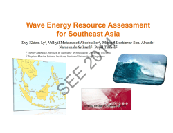 Wave Energy Resource Assessment for Southeast