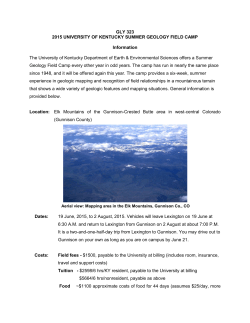 information - Earth and Environmental Sciences