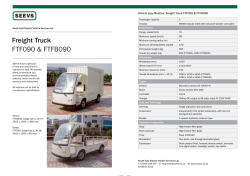 Freight Truck FTF090 & FTFB090