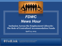 FDWC News Hour: Inclusion Across the Employment