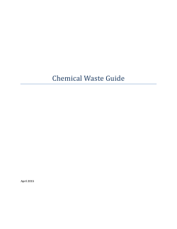 Chemical Waste Guide