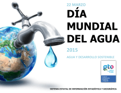 DÃ­a Mundial del Agua 2015