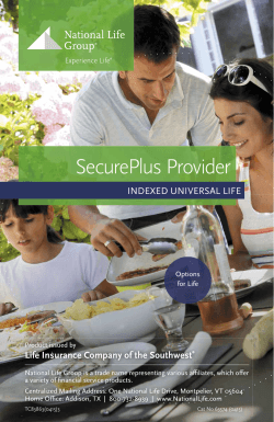 SecurePlus Provider - National Life Group
