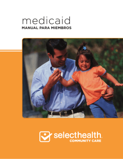 medicaid - SelectHealth