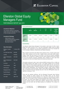 Ellertson Global Equity Managers Fund Class A