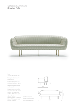 Sofas and Armchairs Stardust Sofa