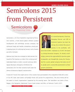 Semicolons 2015