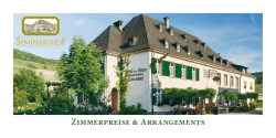 Zimmerpreise & Arrangements - Weingut Seminarshof in Trittenheim