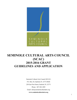 File - Seminole Cultural Arts Council