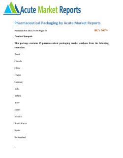 Pharmaceutical Packaging