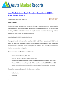 Lime Markets in the Top 5 American Countries