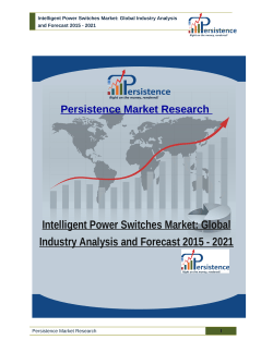 Intelligent Power Switches Market - Global Industry Analysis and Forecast 2015 - 2021