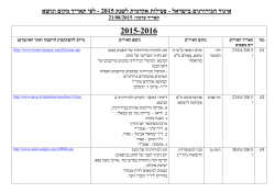 נושא ו קום מ פי תאריך ל - איגוד הכירורגים בישראל