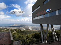 מידע נוסף לחילופי סטודנטים - University of Haifa international School