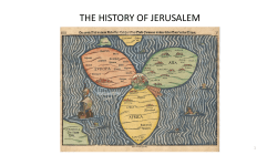 THE HISTORY OF JERUSALEM