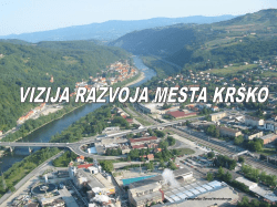Vizija razvoja mesta Krško []