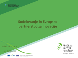 EIP - Kmetijsko gozdarska zbornica Slovenije