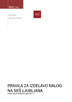 Navodila za izdelavo izdelka - Srednja ekonomska šola Ljubljana