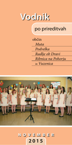 Vodnik po prireditvah - Občina Radlje ob Dravi