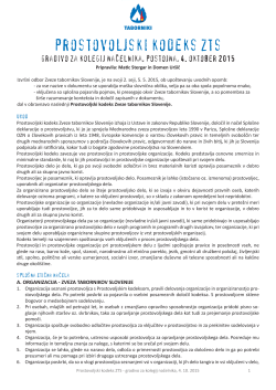 prostovoljski kodeks zts - Zveza tabornikov Slovenije