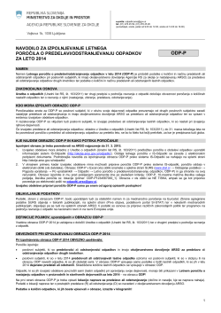 navodila ODP-P 2014 - Statistični urad Republike Slovenije