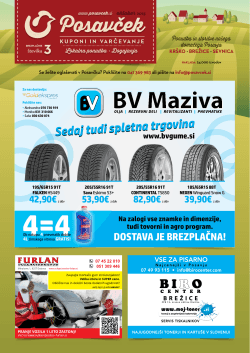 Sedaj tudi spletna trgovina www.bvgume.si
