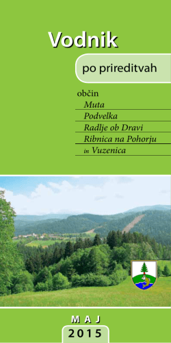 Vodnik MAJ 2015 - Občina Podvelka