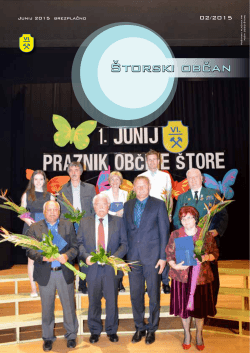 Junij 2015 - Občina Štore