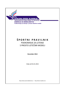 Razširjeni športni pravilnik Podkomisije LPLM