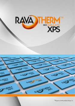Ravatherm XPS brošura