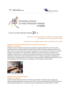 Junij 7/2015 - Slovenska univerza za tretje življenjsko obdobje