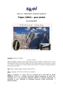 Triglav (2864) – goro simbol - Sindikat kovinske in elektro industrije