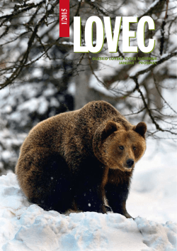 1/2015 LOVEC - Lovska zveza Slovenije