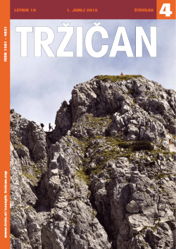 Časopis Tržičan, številka 4, 1.junij 2015