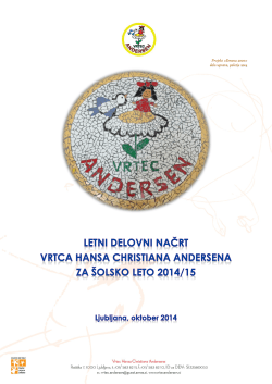 LDN 2014/15 - Vrtec Hansa Christiana Andersena