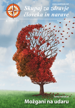 Možgani na udaru - Skupaj za zdravje človeka in narave