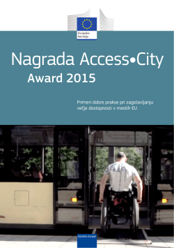 Nagrada Access City - Award 2015 - Primeri dobre prakse