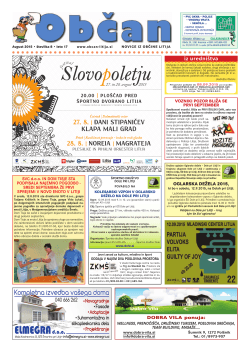 Avgust 2015