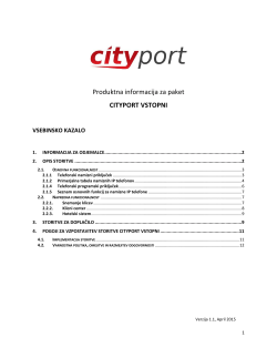 cityport vstopni - CITYPORT / VOIPHKOM.si