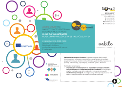 vabilo in program - Erasmus+ Mladi v akciji