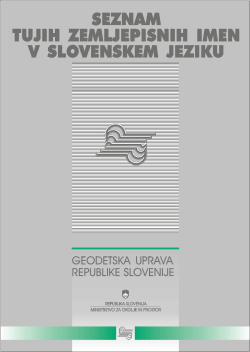 Seznam tujih zemljepisnih imen v slovenskem jeziku