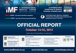 OFFICIAL REPORT October 14-16, 2014 www