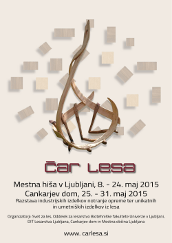Katalog razstavljenih eksponatov Čar lesa 2015