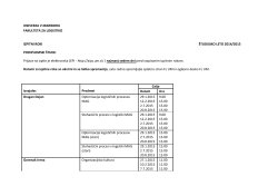 UNIVERZA V MARIBORU FAKULTETA ZA LOGISTIKO IZPITNI ROKI