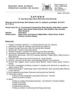 Zapisnik 12. seje UO (25.5.2015)