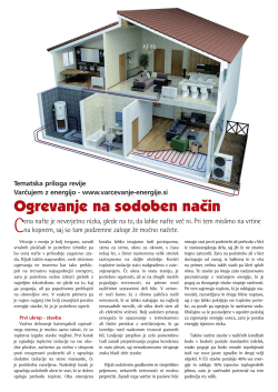 sodobni ogrevalni sistemi