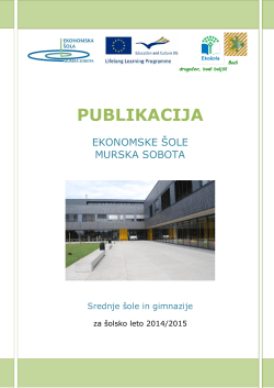Publikacija - Ekonomska šola Murska Sobota