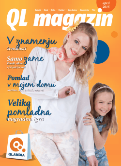 Ql magazin - pomlad 2015