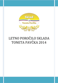 Letno poročilo za 2014 - Spletna stran društva Slovenija Rusija